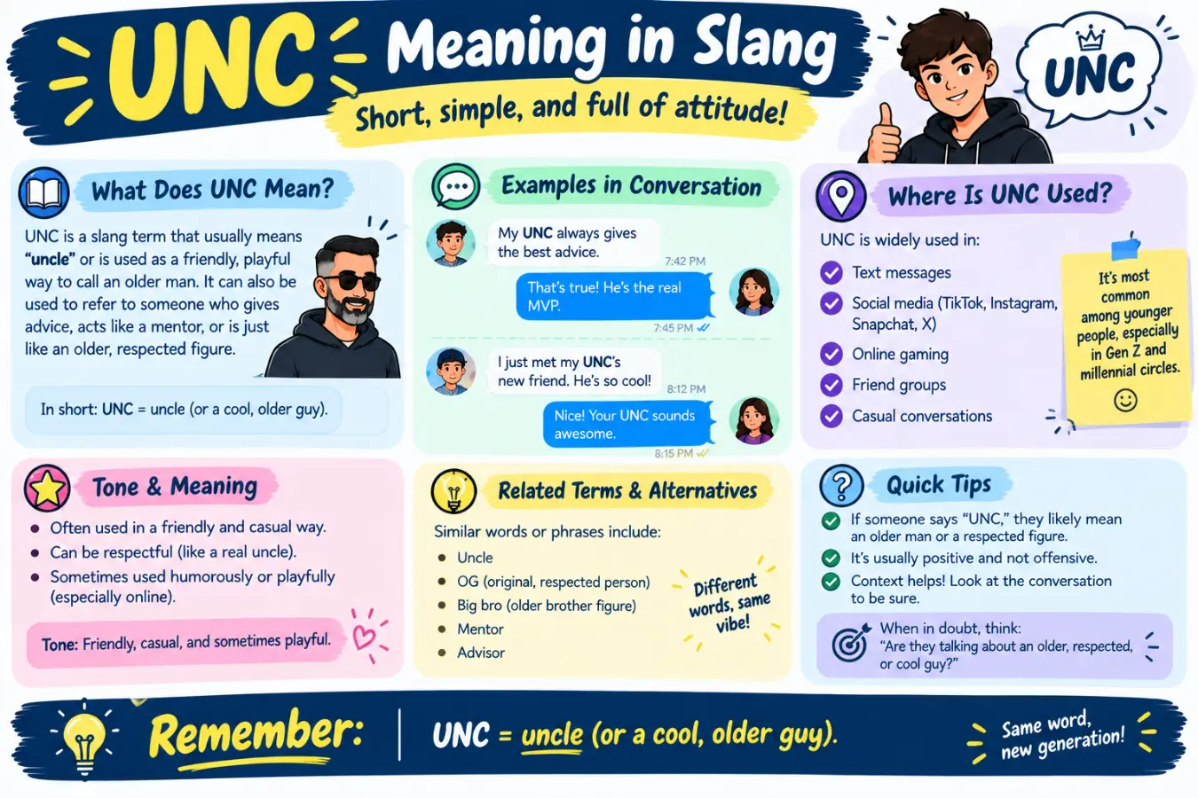unc meaning slang