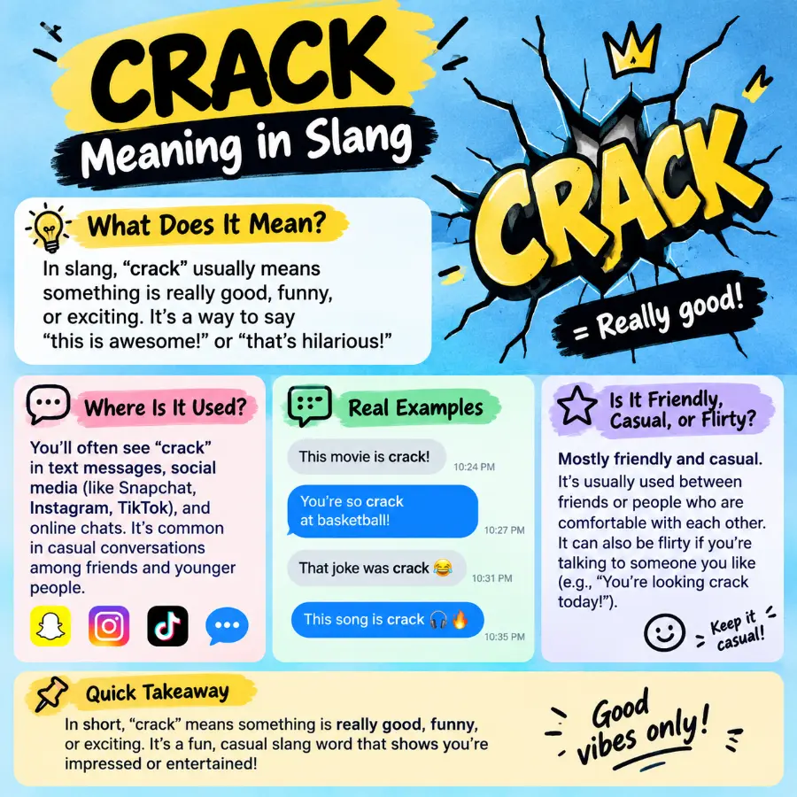 crack meaning slang