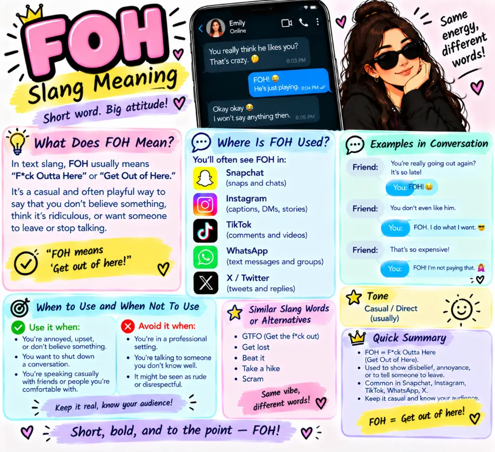 foh meaning slang