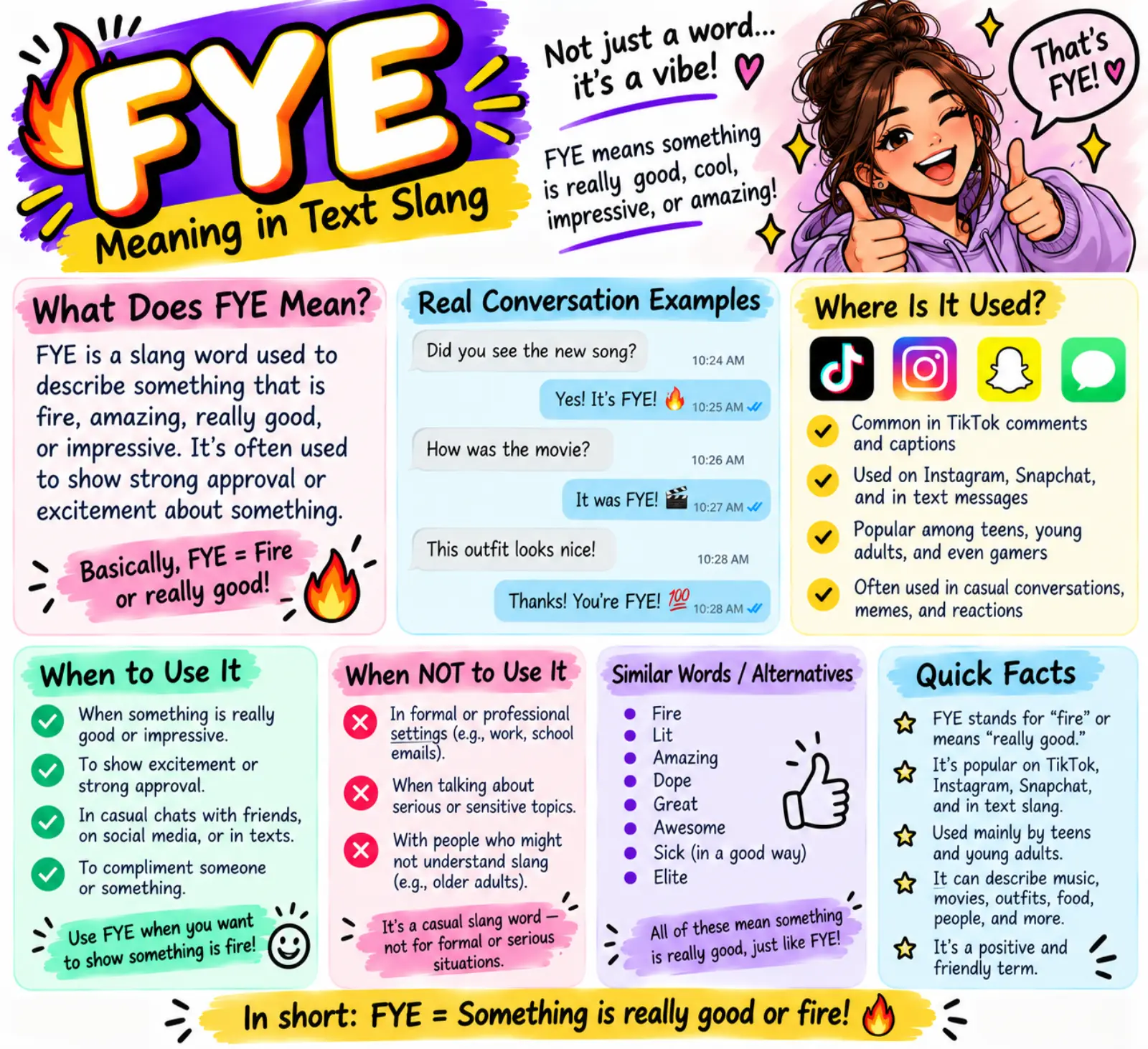 fye meaning slang