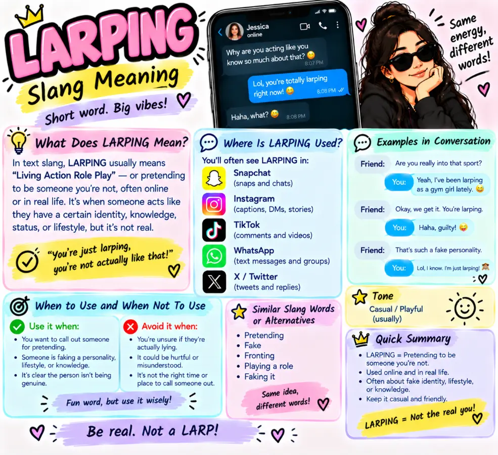 larping meaning slang