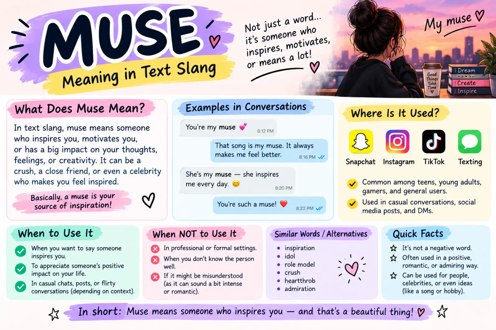 muse meaning slang