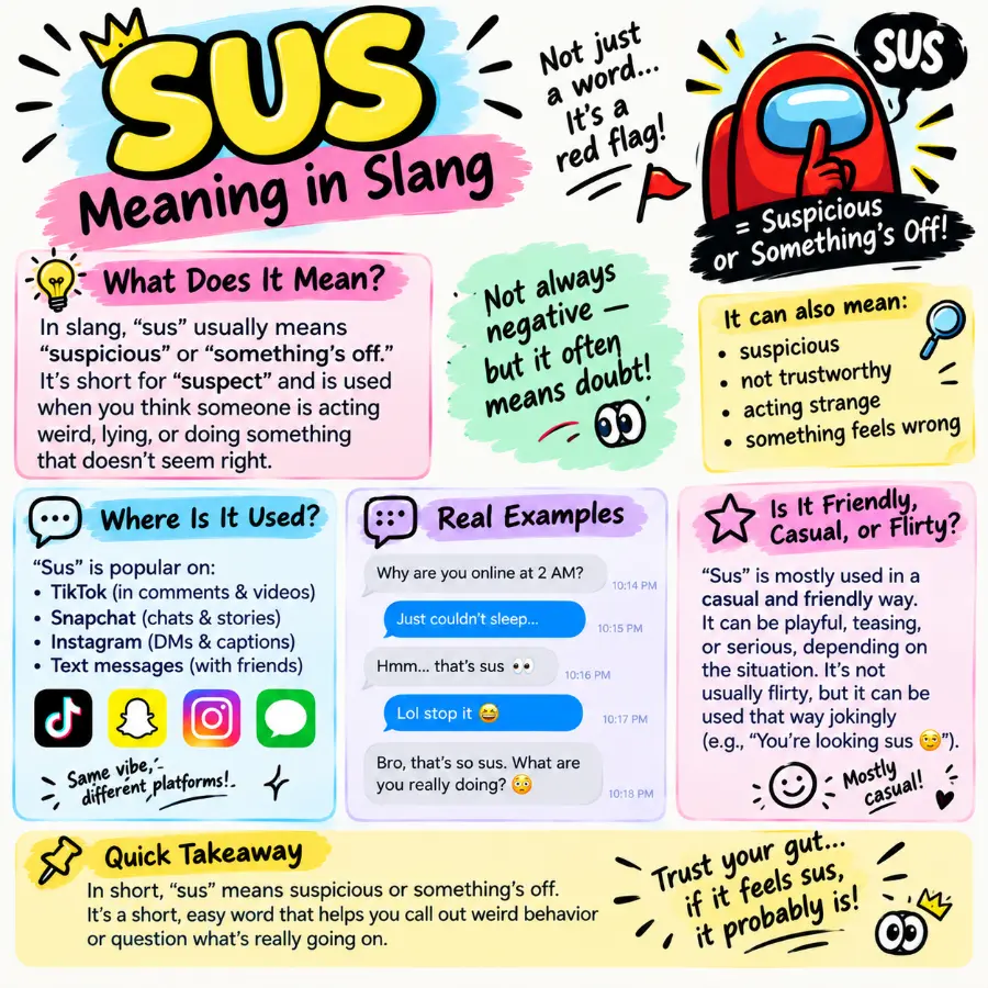 sus meaning slang